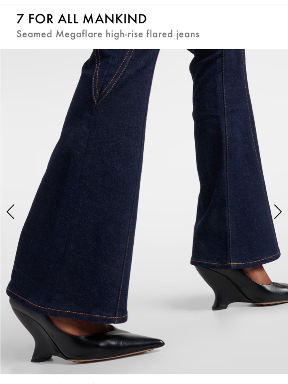 7 For All Mankind Flares Jeans - Picture 5 of 9